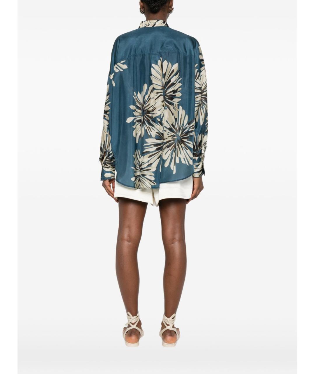 BRUNELLO CUCINELLI Мульти шелковая рубашка, фото 3