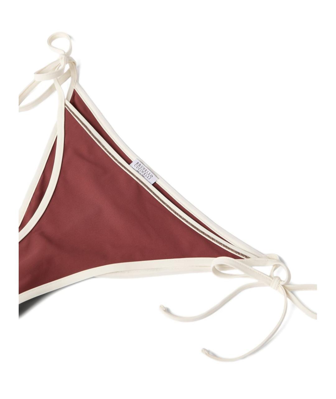 BRUNELLO CUCINELLI Красный полиамидовый купальник, фото 2