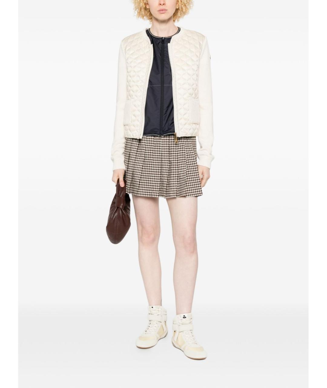 MONCLER Белый хлопковый джемпер / свитер, фото 5