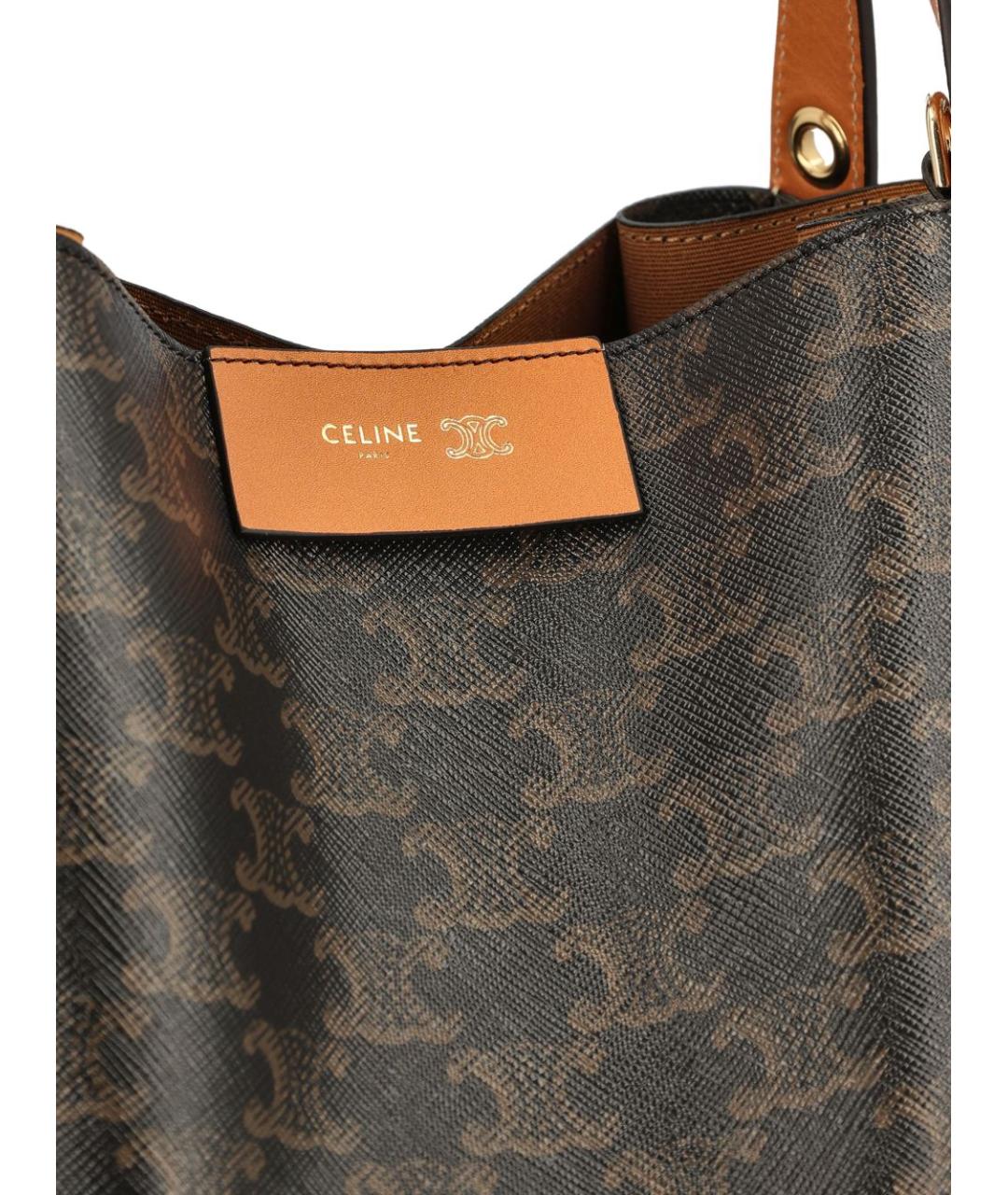 CELINE Коричневая сумка тоут, фото 3