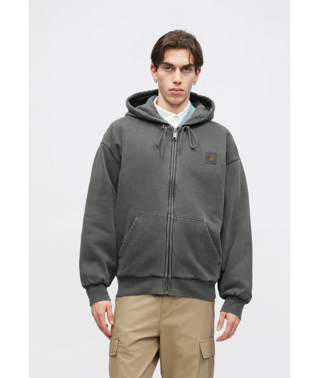 CARHARTT WIP Черная хлопковая куртка, фото 2