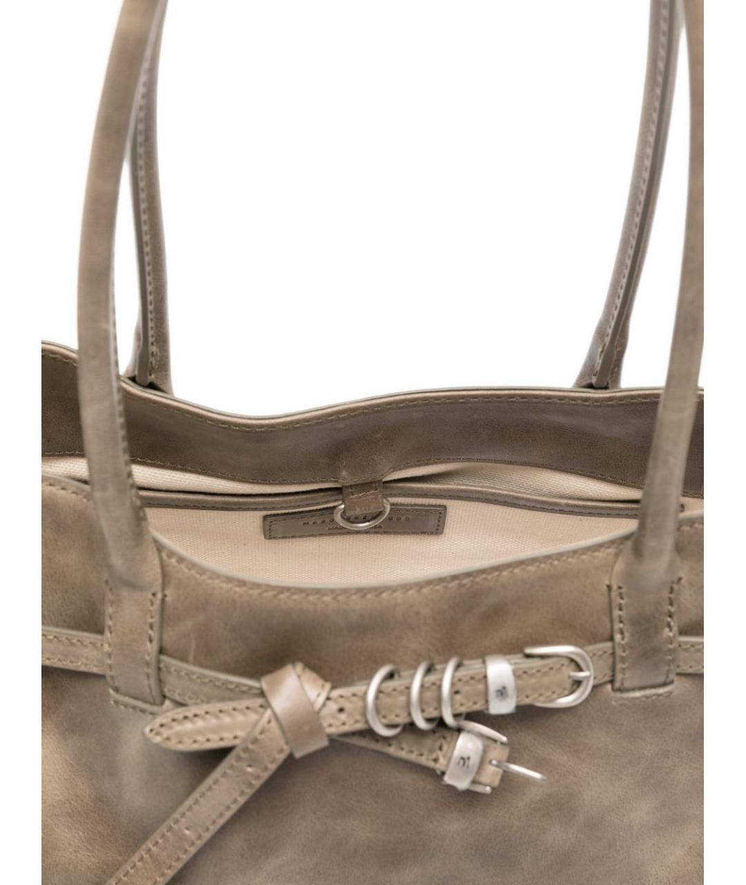 MARGESHERWOOD Коричневая сумка тоут, фото 4