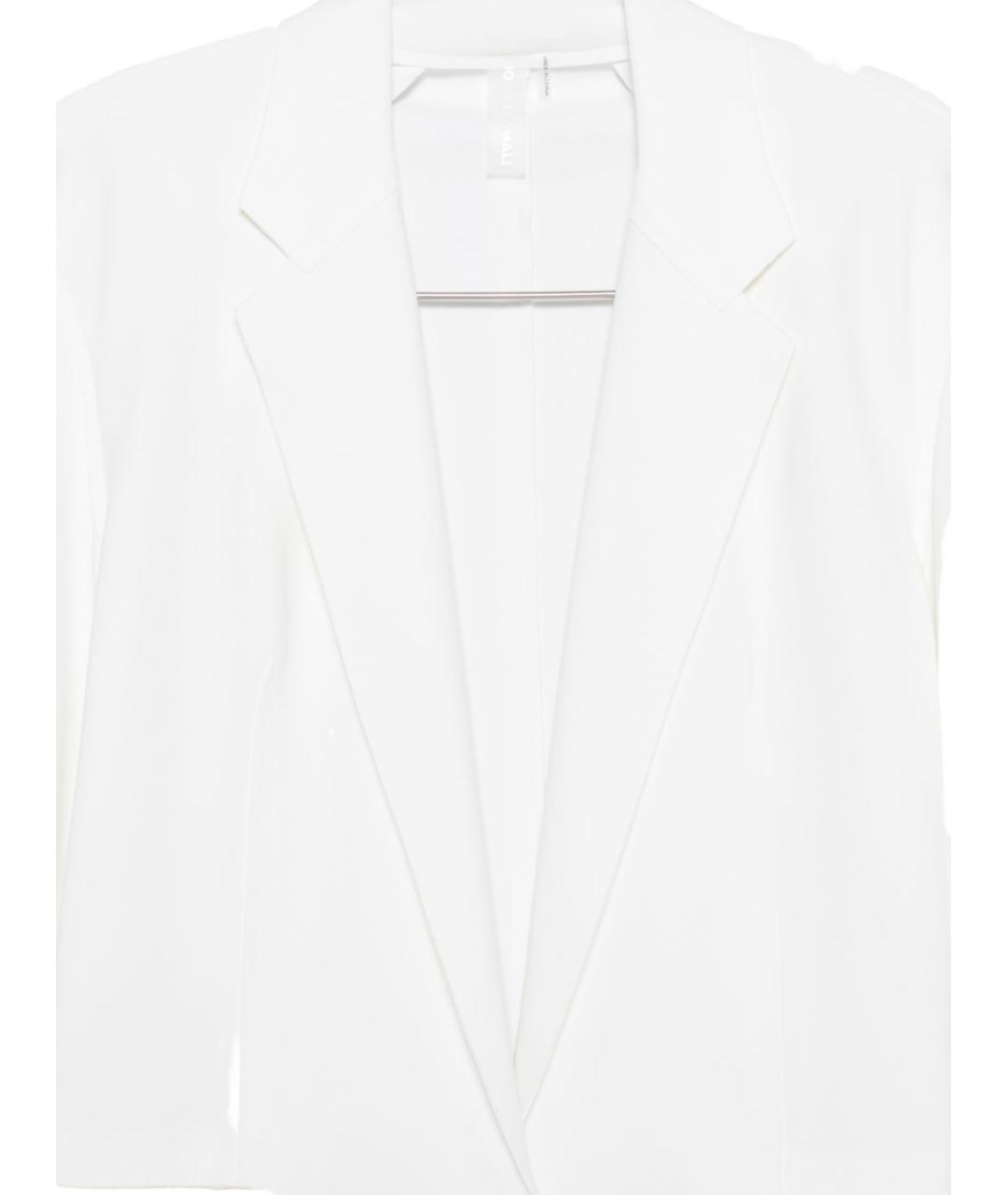 NORMA KAMALI Белый полиэстеровый жакет/пиджак, фото 2