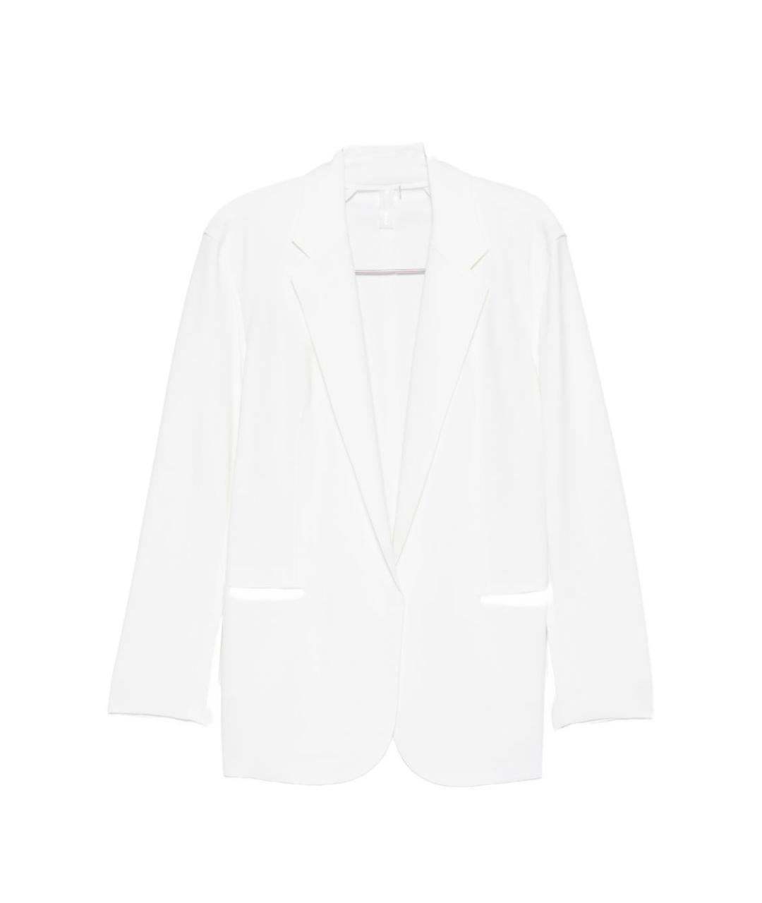 NORMA KAMALI Белый полиэстеровый жакет/пиджак, фото 1