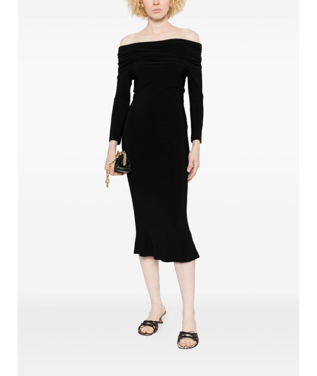 NORMA KAMALI Черное платье, фото 2