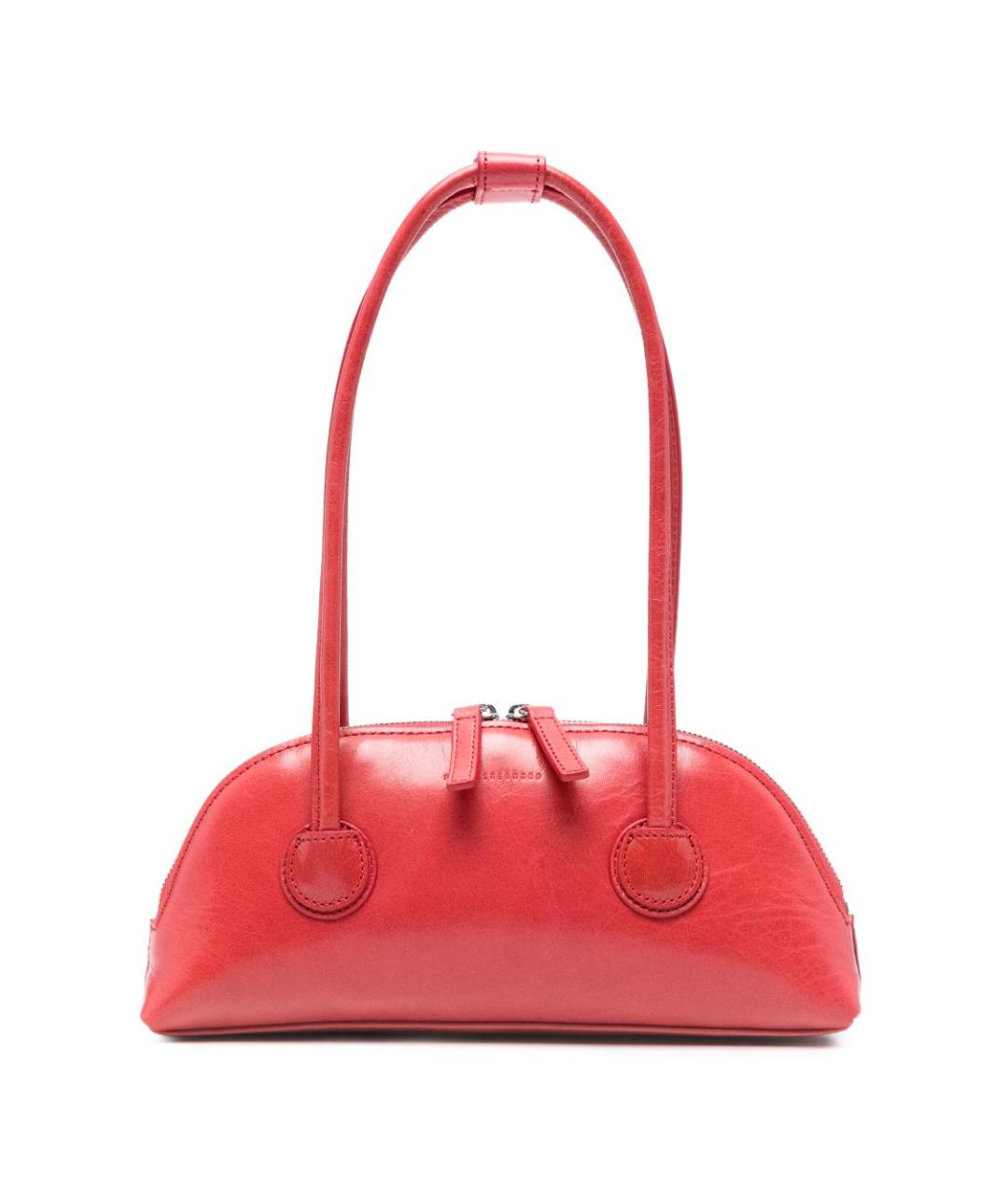 MARGESHERWOOD Красная сумка с короткими ручками, фото 1