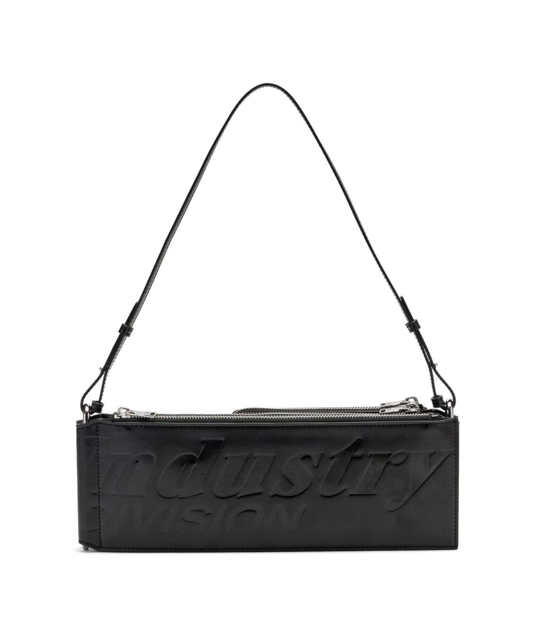 DIESEL Черная сумка через плечо из искусственной кожи, фото 2