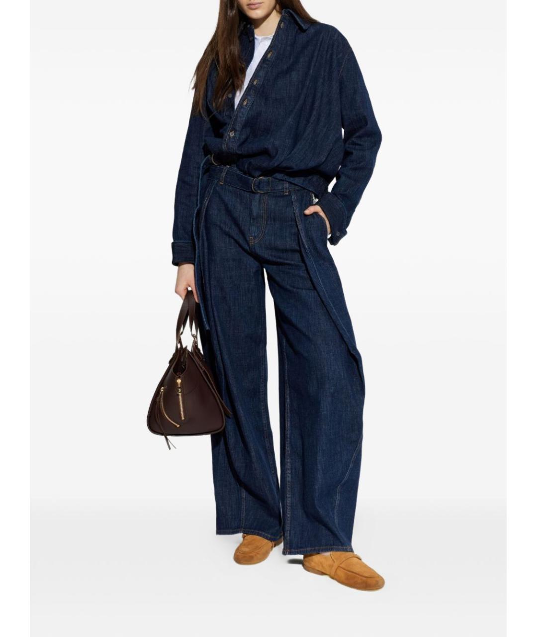 LOEWE Синяя хлопковая рубашка, фото 5