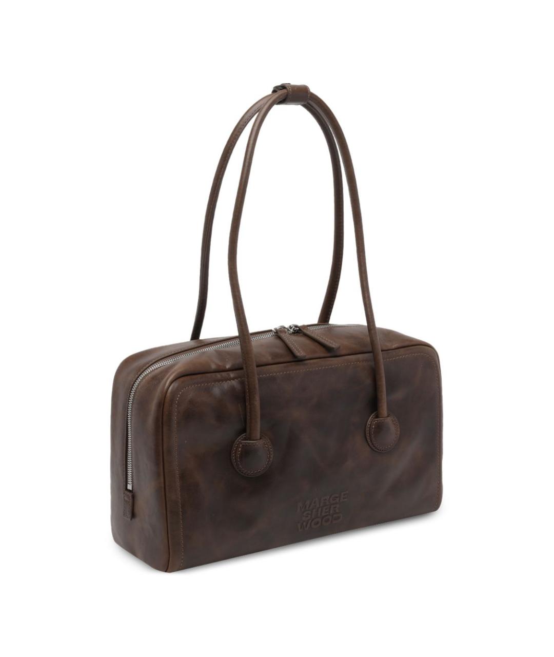MARGESHERWOOD Коричневая сумка тоут, фото 4