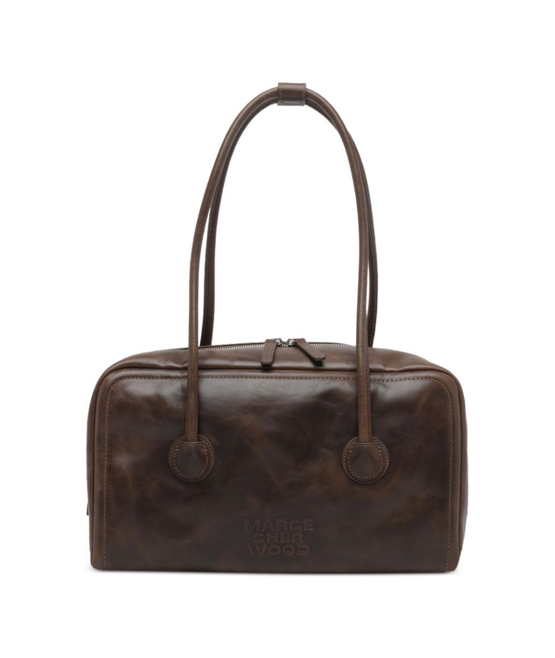 MARGESHERWOOD Коричневая сумка тоут, фото 1
