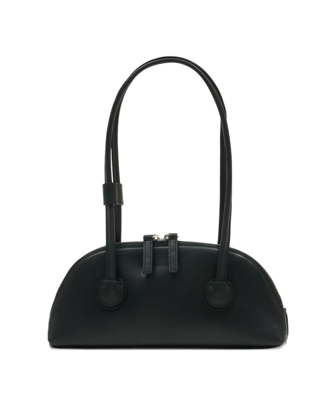 MARGESHERWOOD Черная кожаная сумка через плечо, фото 1