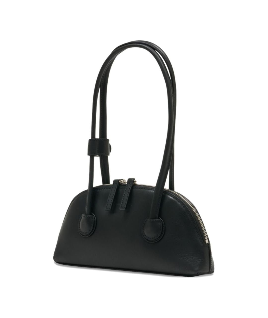 MARGESHERWOOD Черная кожаная сумка через плечо, фото 2