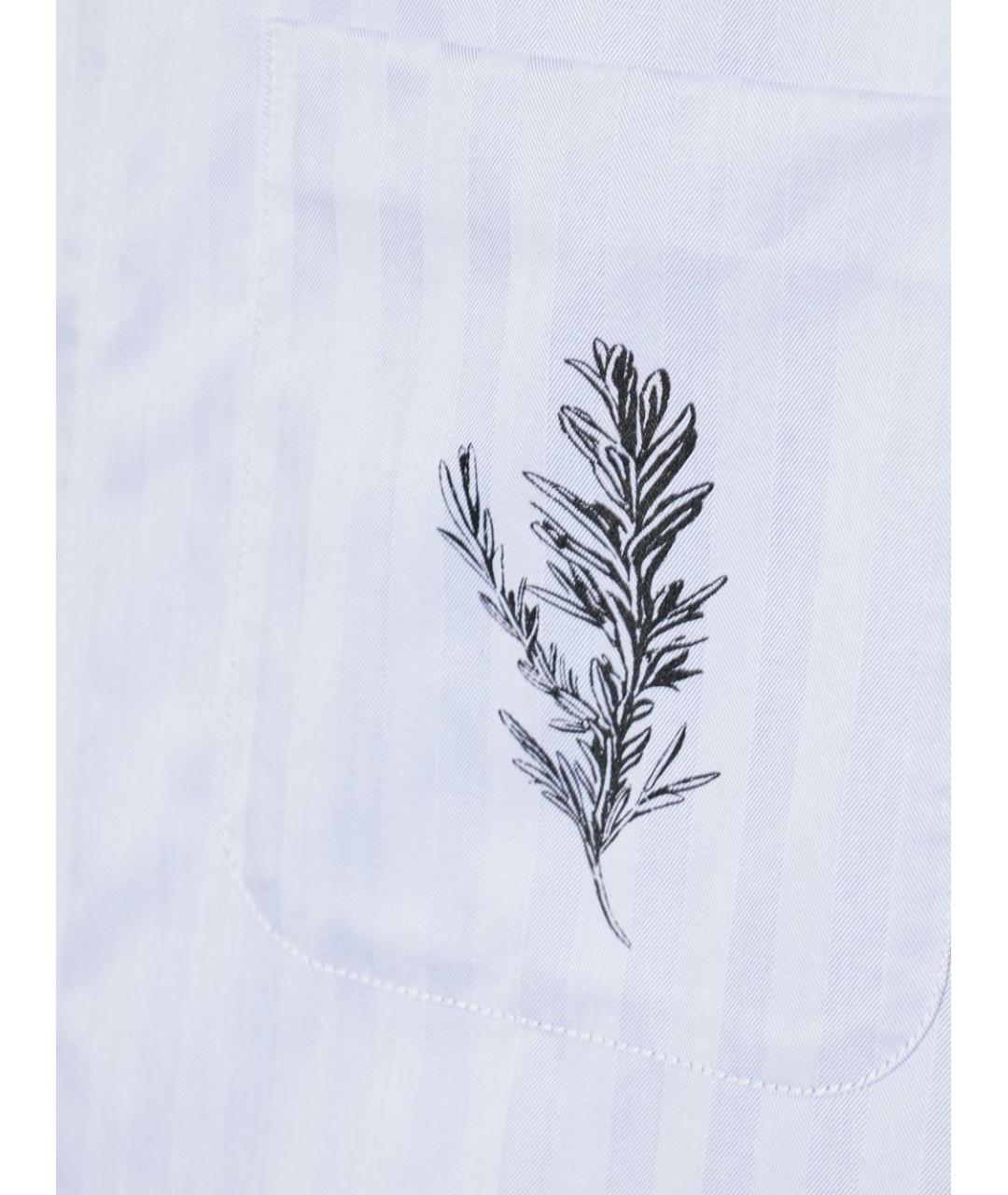 JACQUEMUS Голубая хлопковая кэжуал рубашка, фото 4