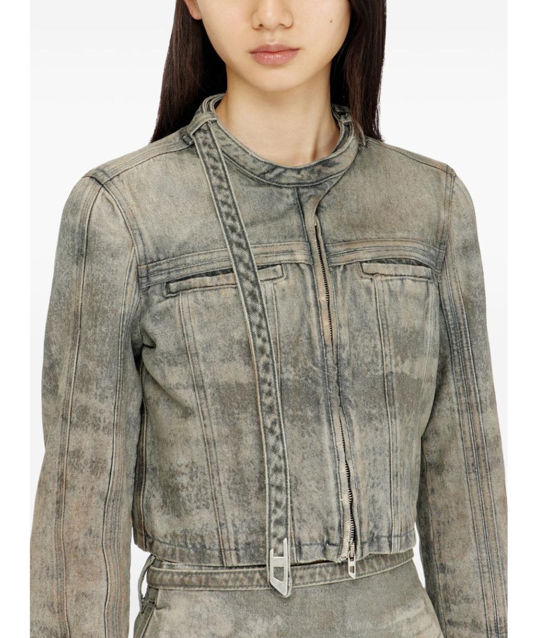 DIESEL Синяя хлопковая куртка, фото 5