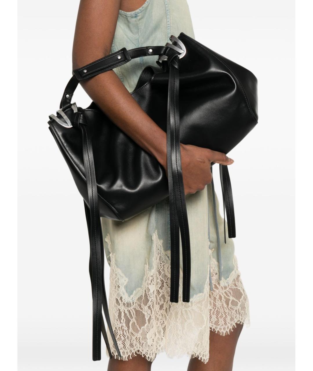 DIESEL Черная сумка через плечо, фото 2