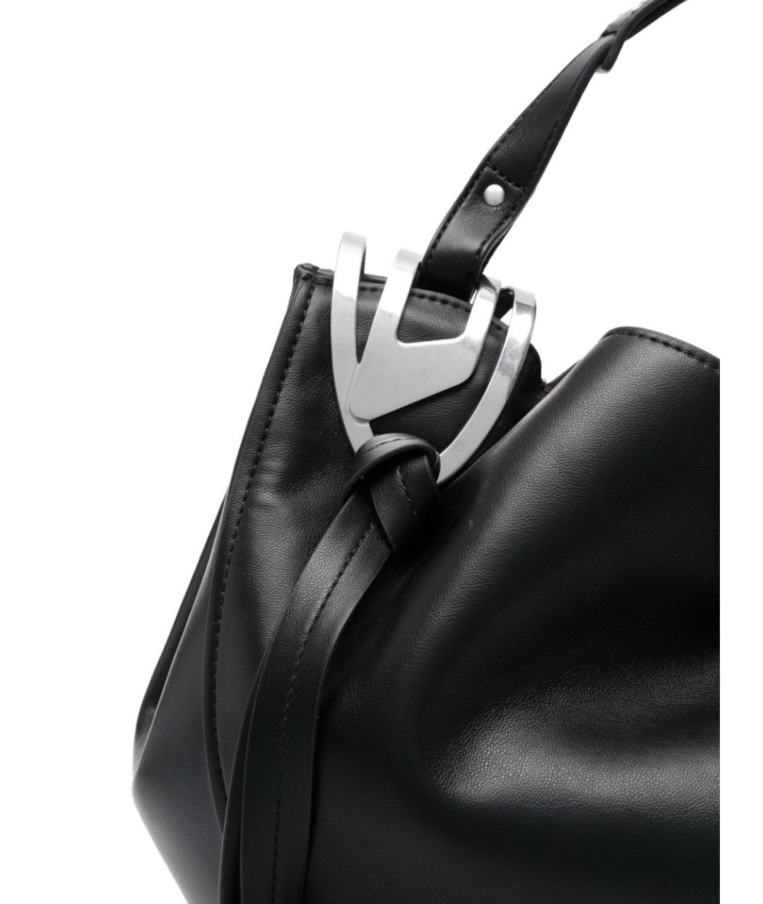 DIESEL Черная сумка через плечо, фото 3