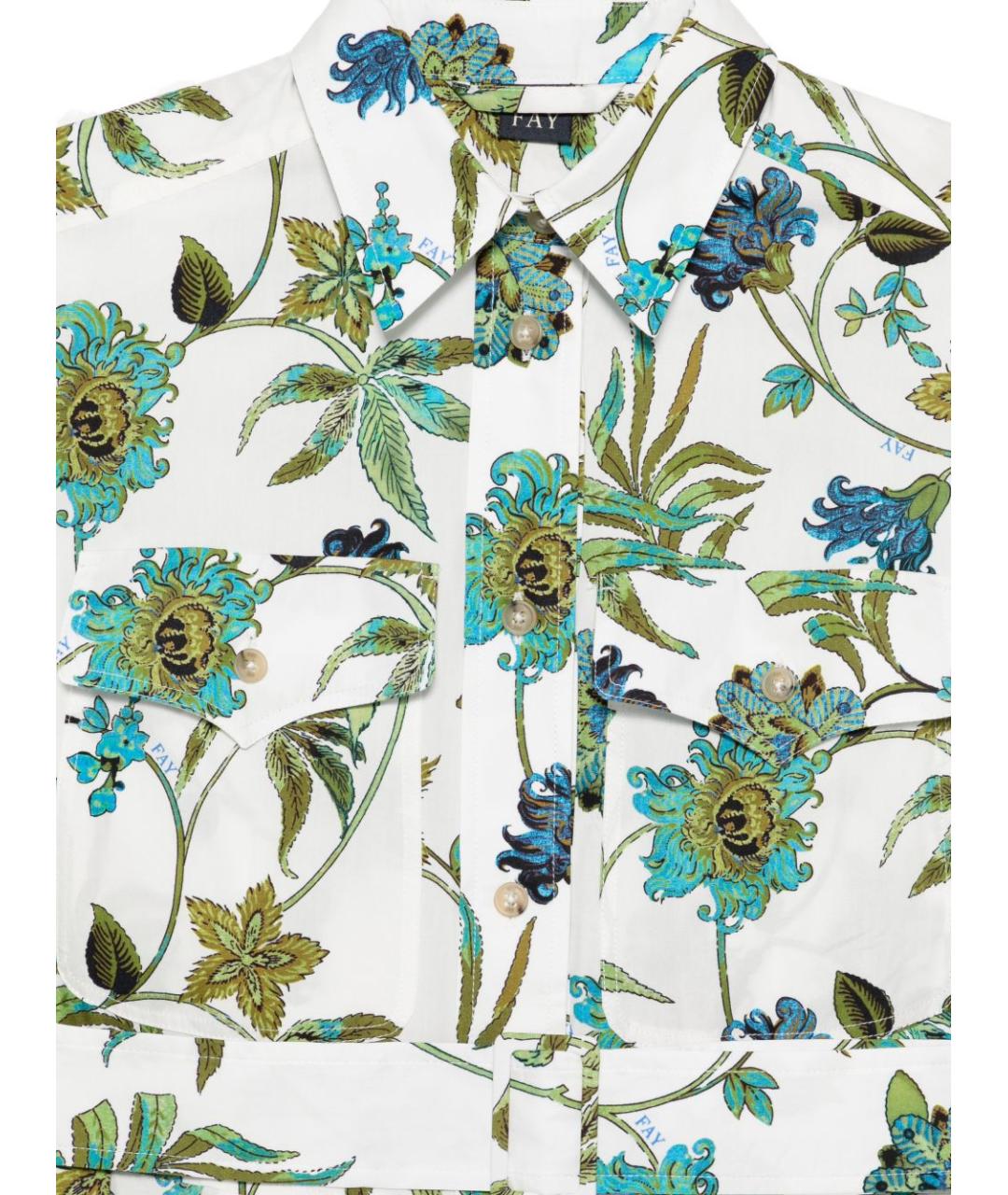 FAY Мульти хлопковое повседневное платье, фото 3