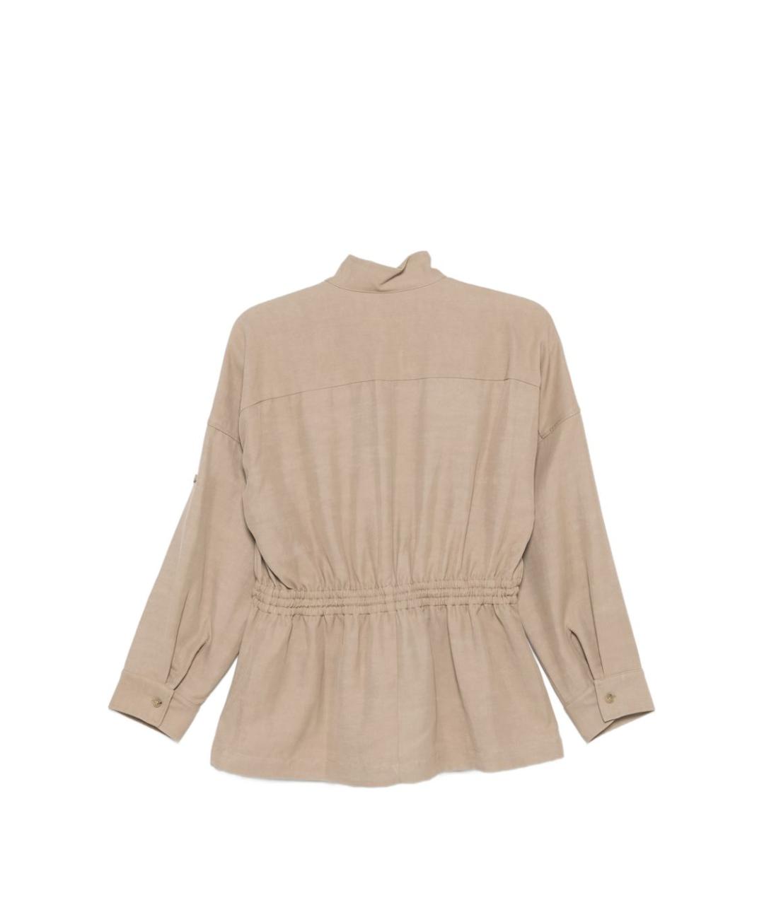 FAY Бежевая хлопковая куртка, фото 3