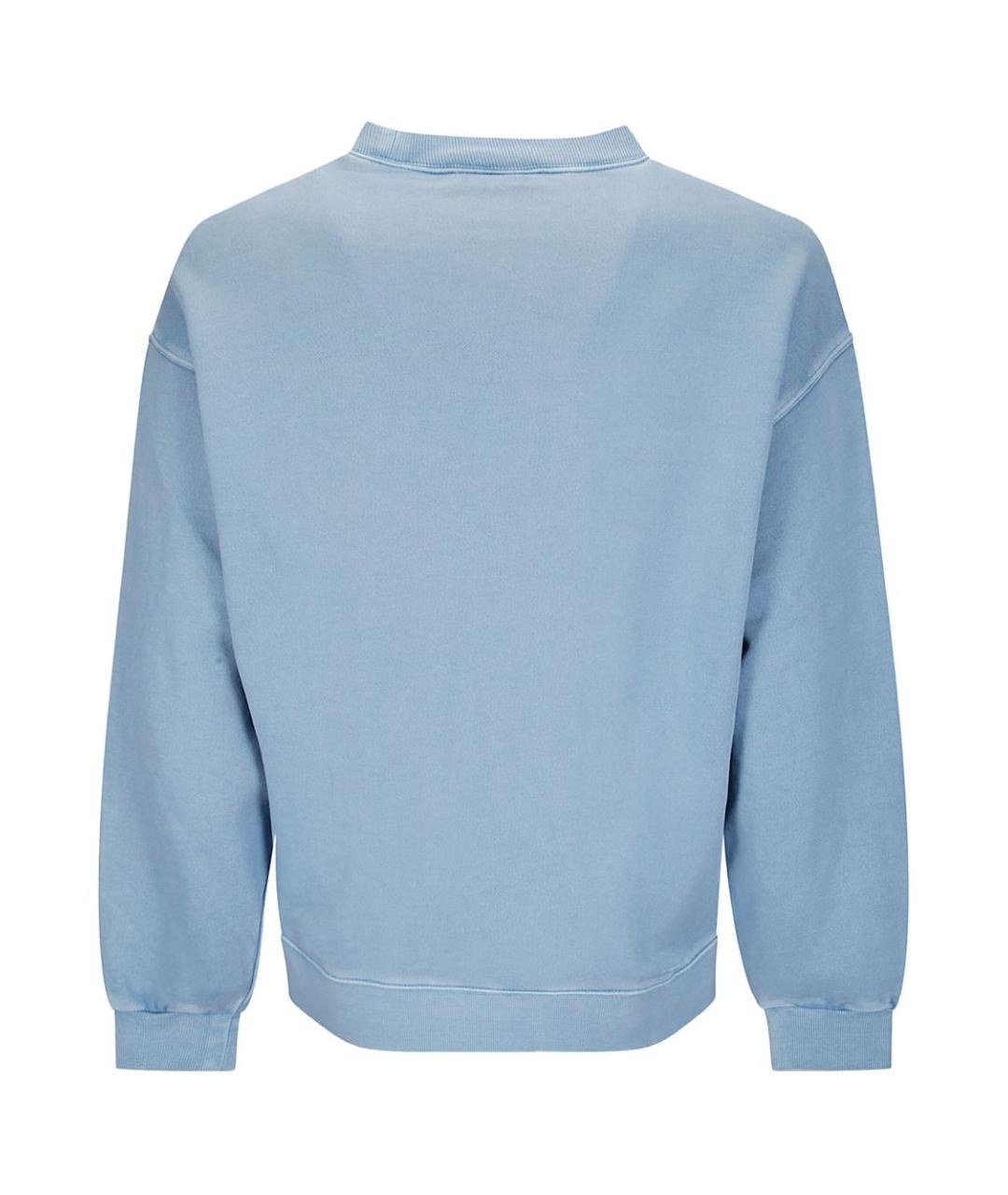 CARHARTT WIP Голубой хлопковый джемпер / свитер, фото 3