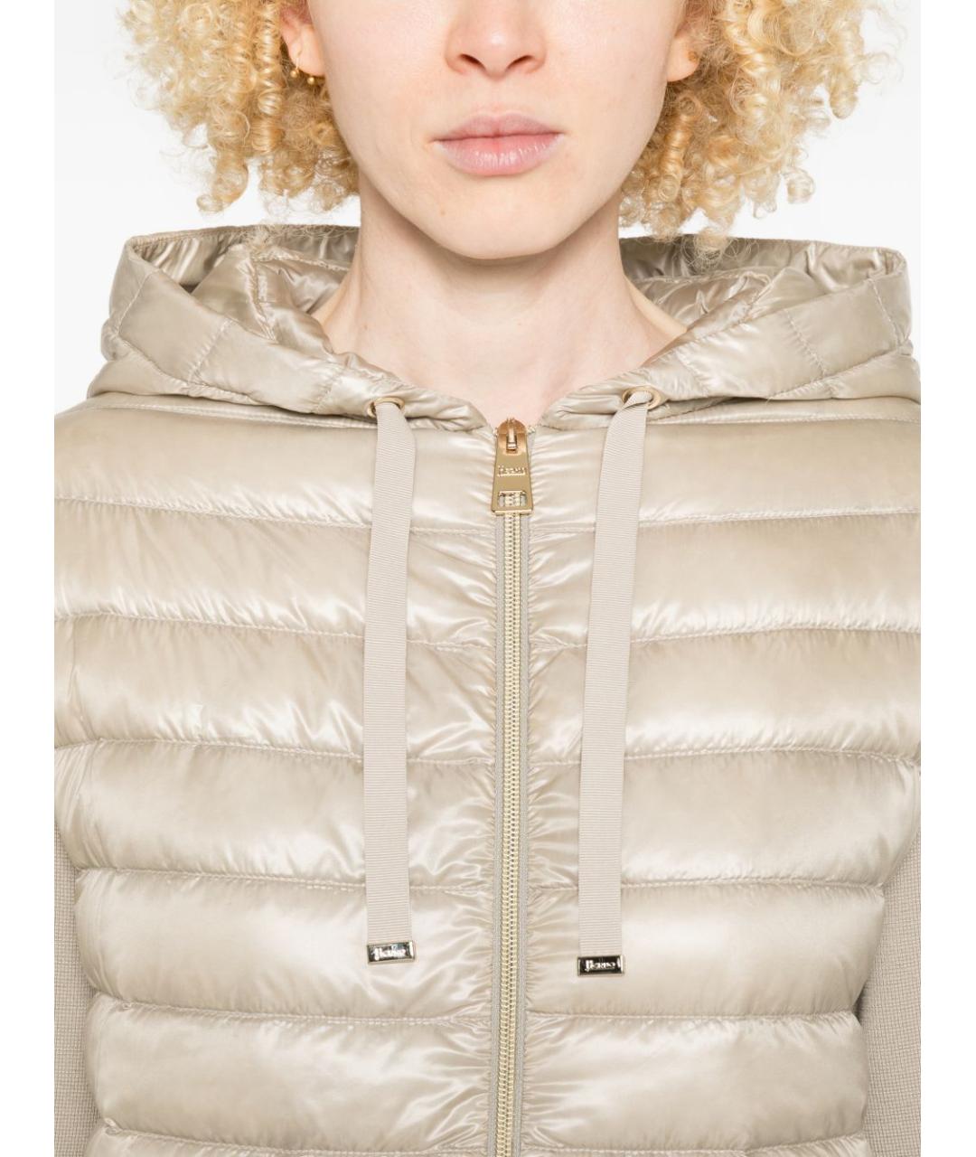 HERNO Бежевая хлопковая куртка, фото 4
