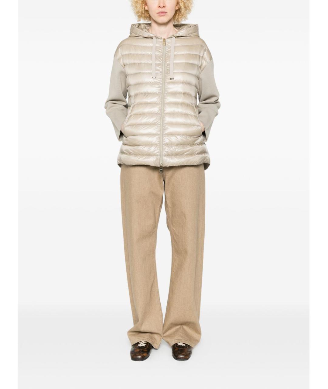 HERNO Бежевая хлопковая куртка, фото 2