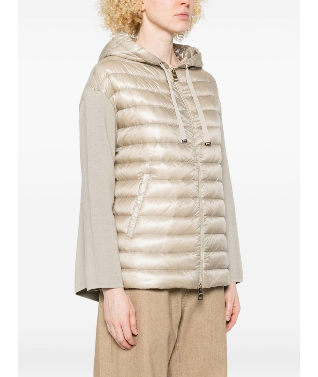 HERNO Бежевая хлопковая куртка, фото 3