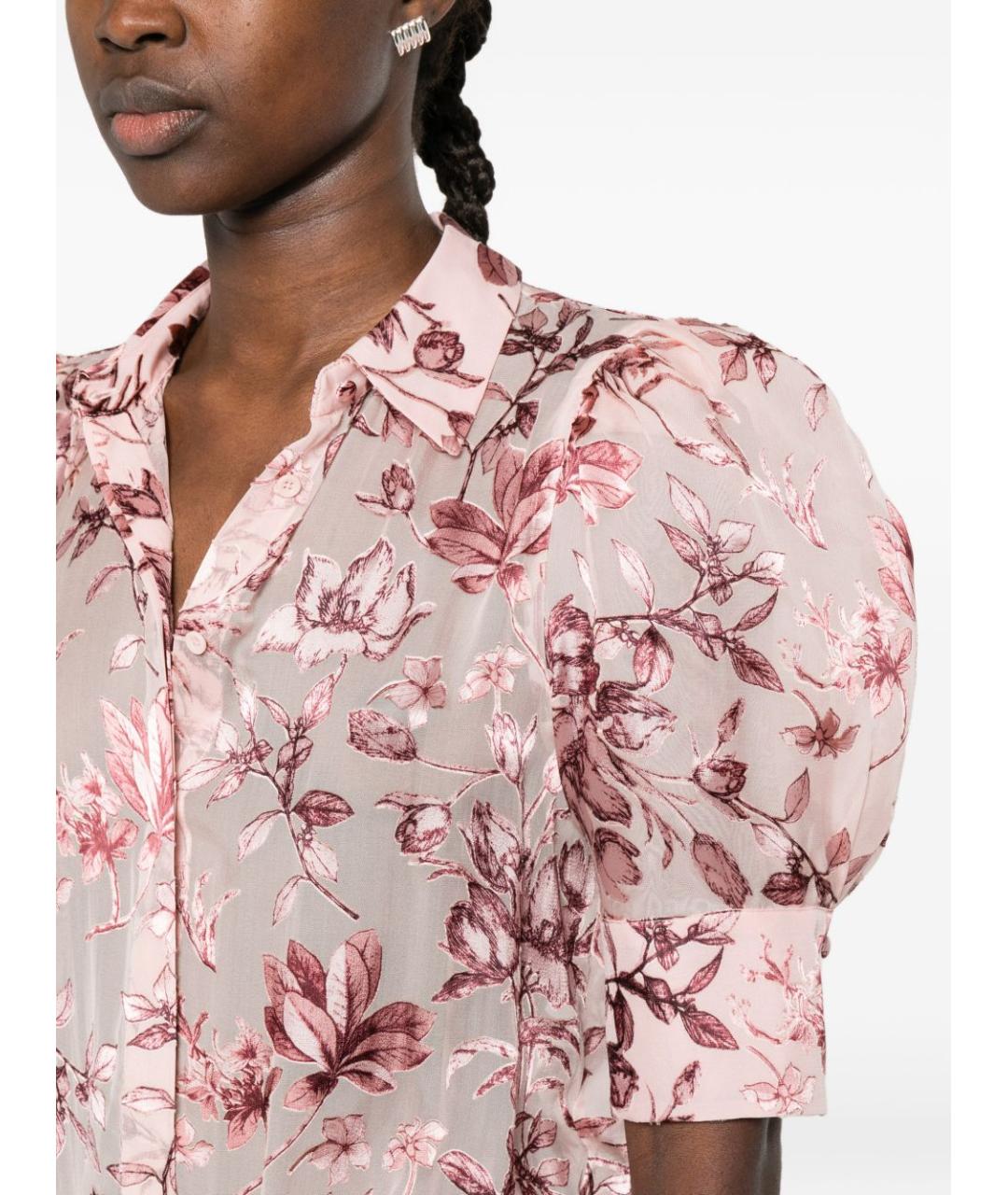 ALICE+OLIVIA Розовая вискозная блузы, фото 2