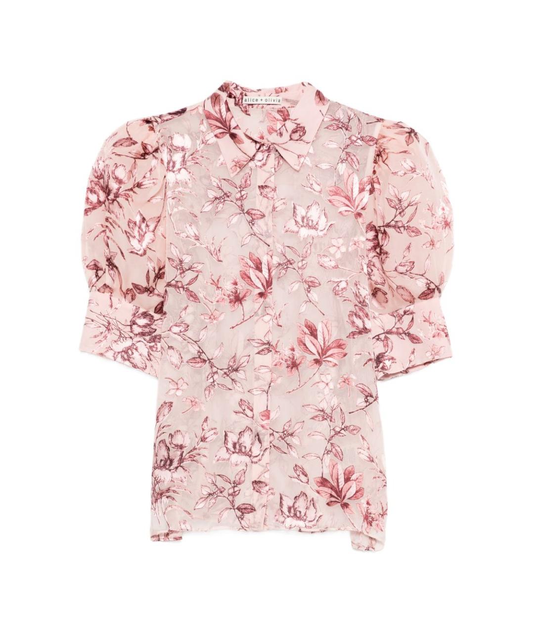 ALICE+OLIVIA Розовая вискозная блузы, фото 1