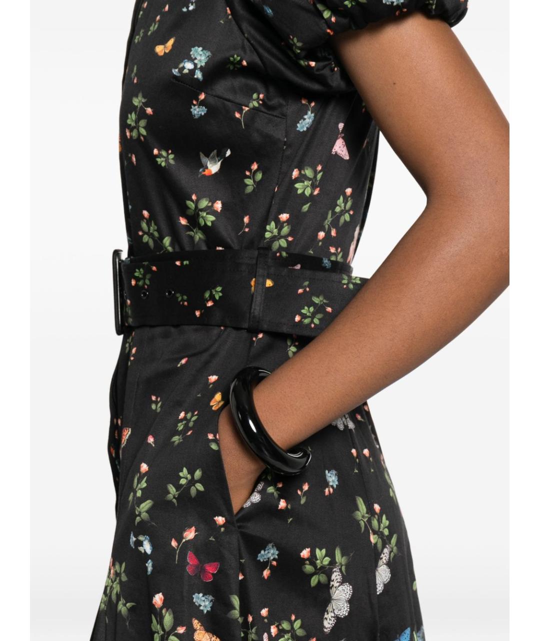 ALICE+OLIVIA Мульти хлопковое повседневное платье, фото 2