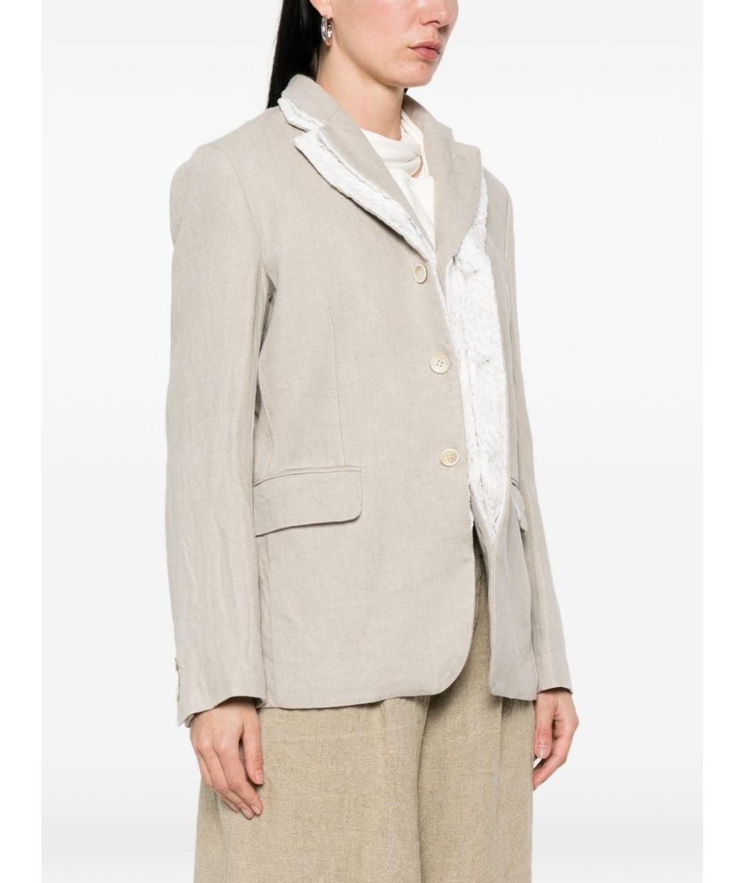 COMME DES GARÇONS Бежевый жакет/пиджак, фото 5