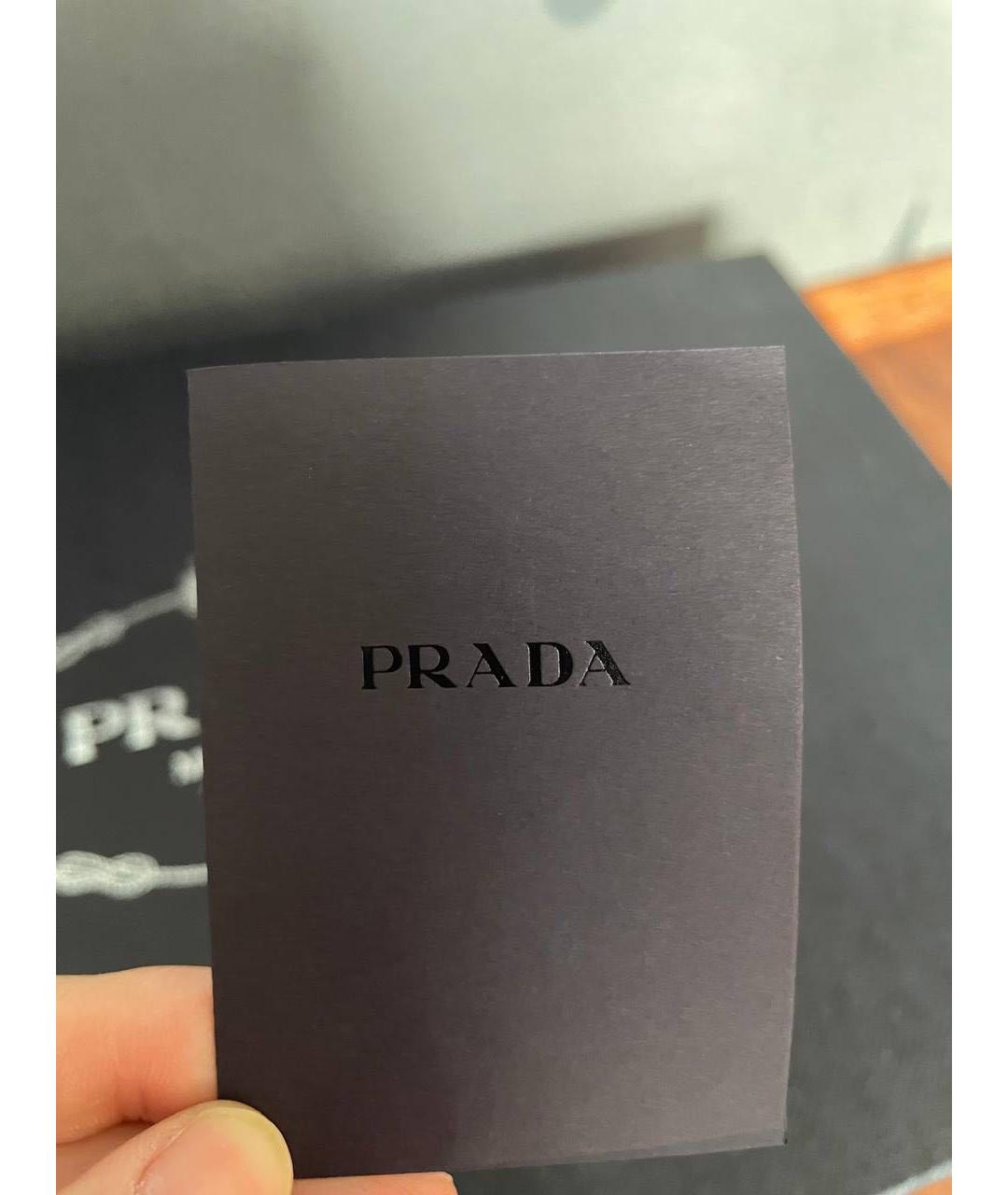 PRADA Черные кожаные ботфорты, фото 7