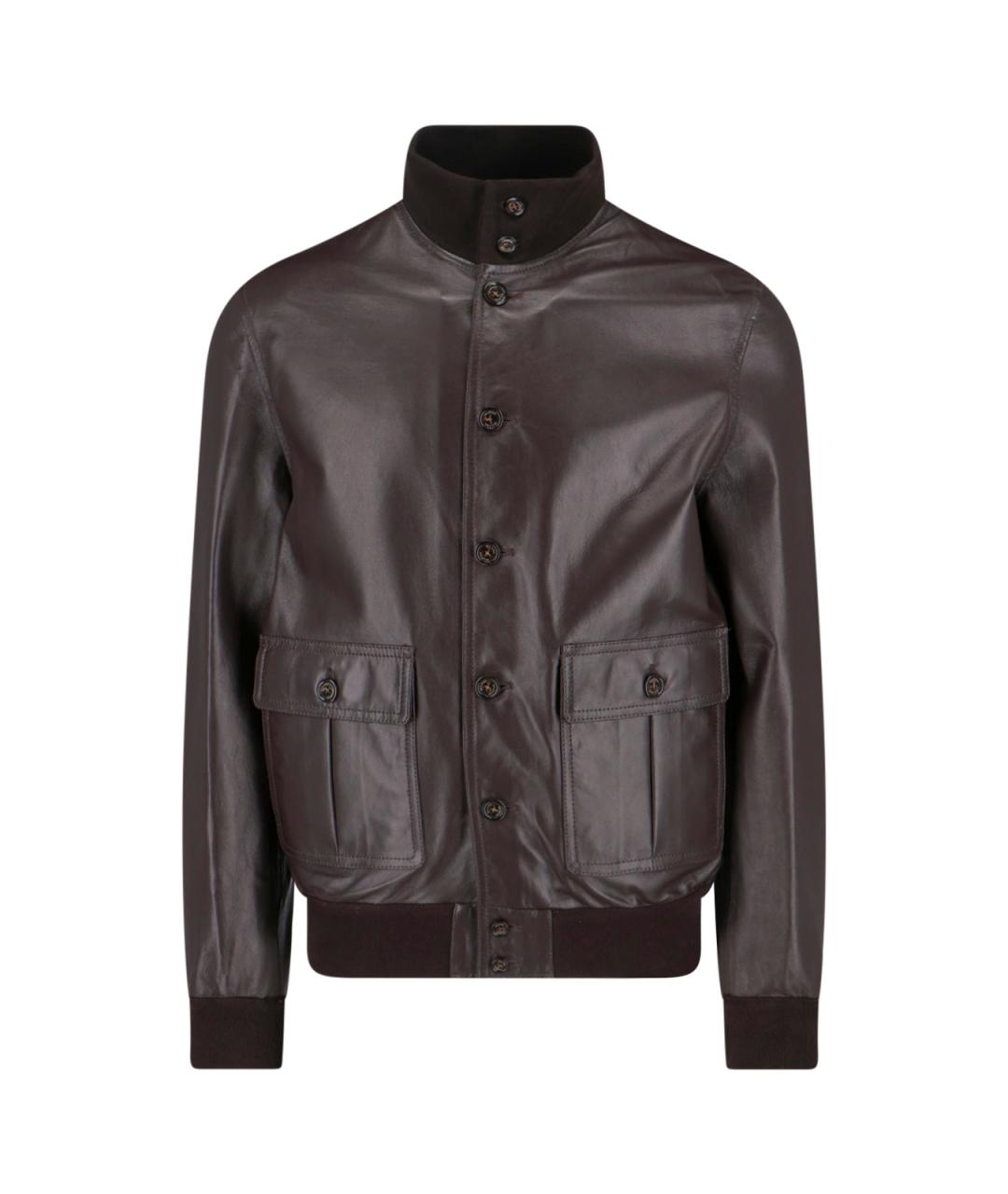 VALSTAR Коричневая кожаная куртка, фото 1