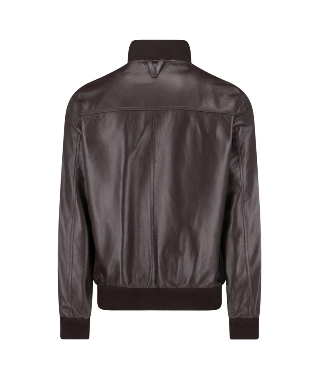 VALSTAR Коричневая кожаная куртка, фото 2