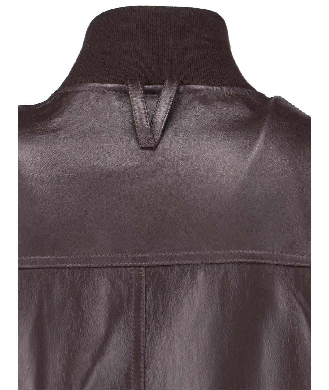 VALSTAR Коричневая кожаная куртка, фото 3