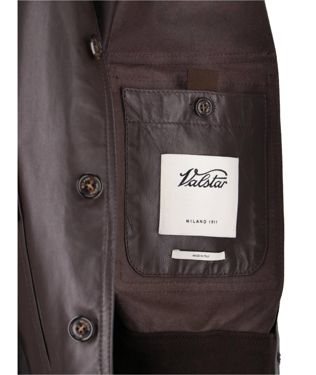 VALSTAR Коричневая кожаная куртка, фото 5