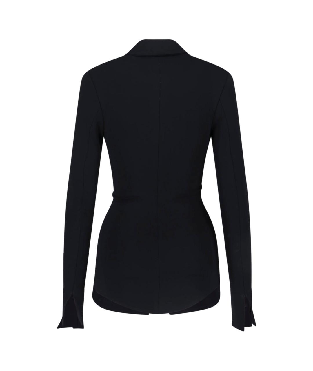 JIL SANDER Черная вискозная рубашка, фото 2