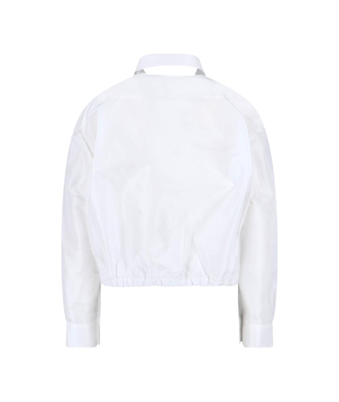 JIL SANDER Белая полиэстеровая рубашка, фото 2