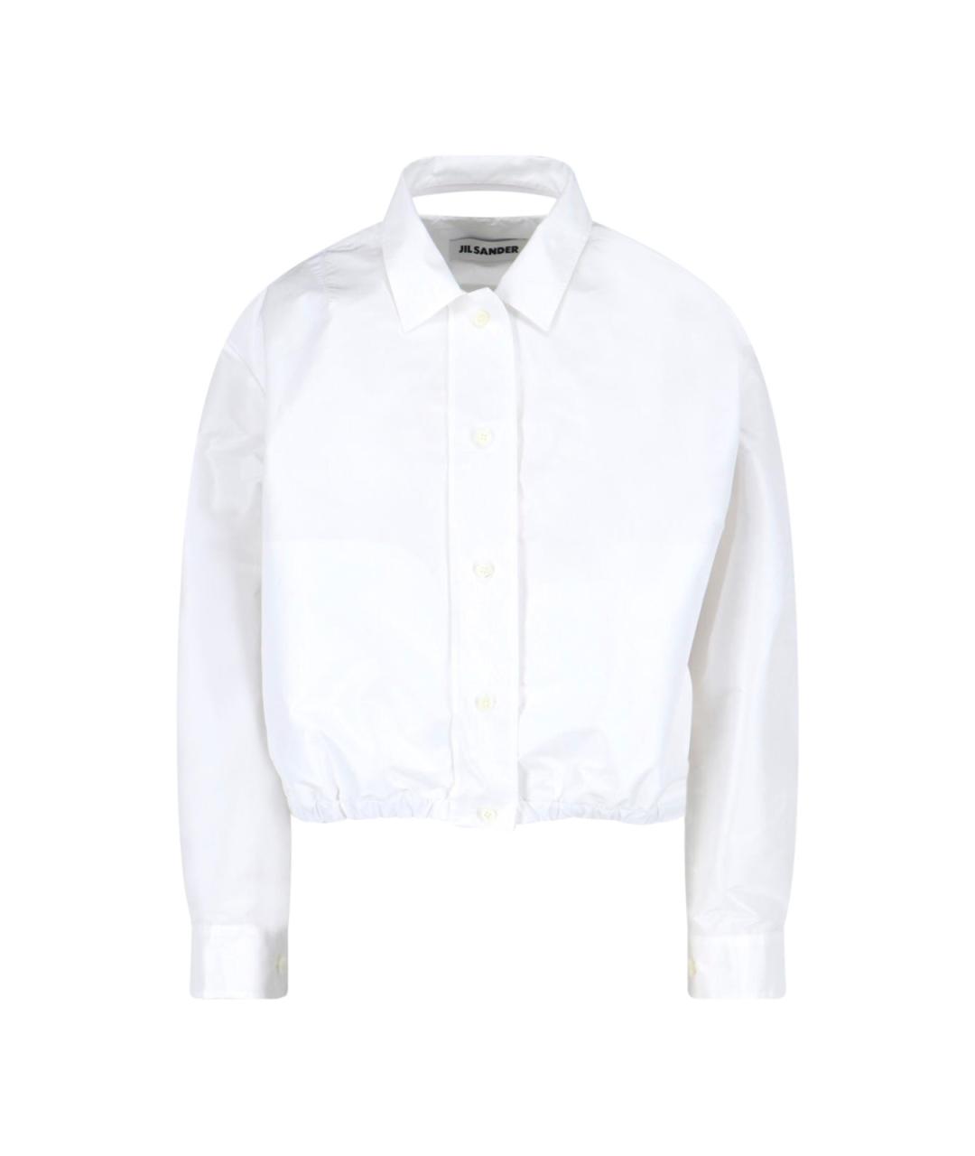 JIL SANDER Белая полиэстеровая рубашка, фото 1