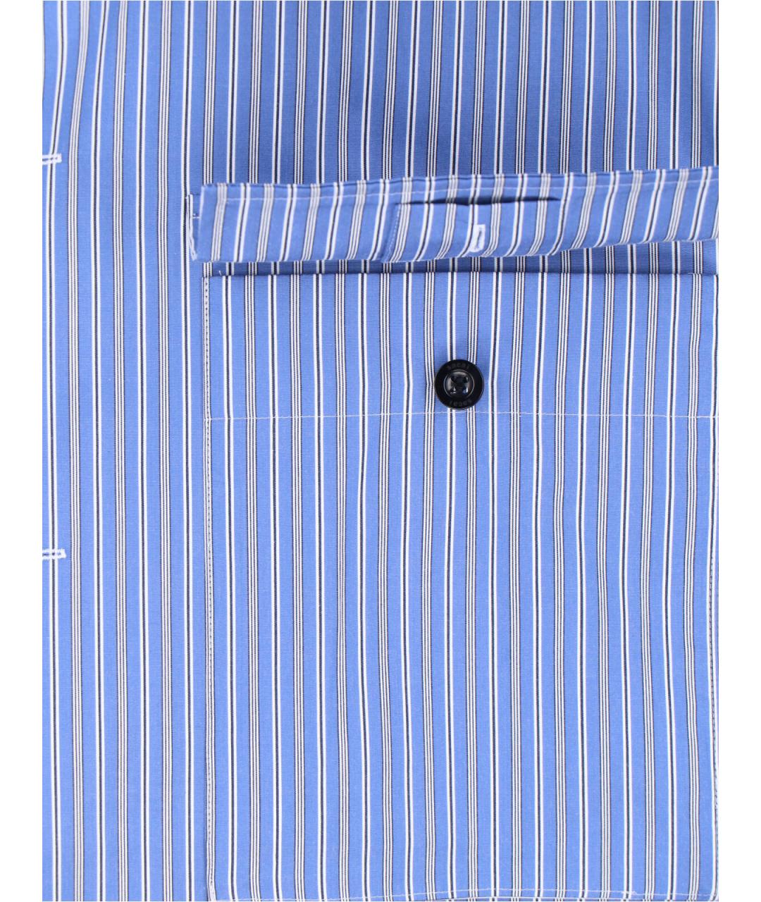 SACAI Синяя хлопковая кэжуал рубашка, фото 4