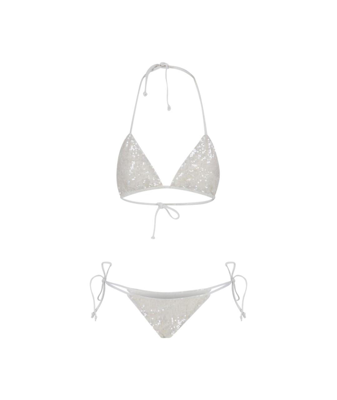 P.A.R.O.S.H. Белый полиамидовый купальник, фото 1