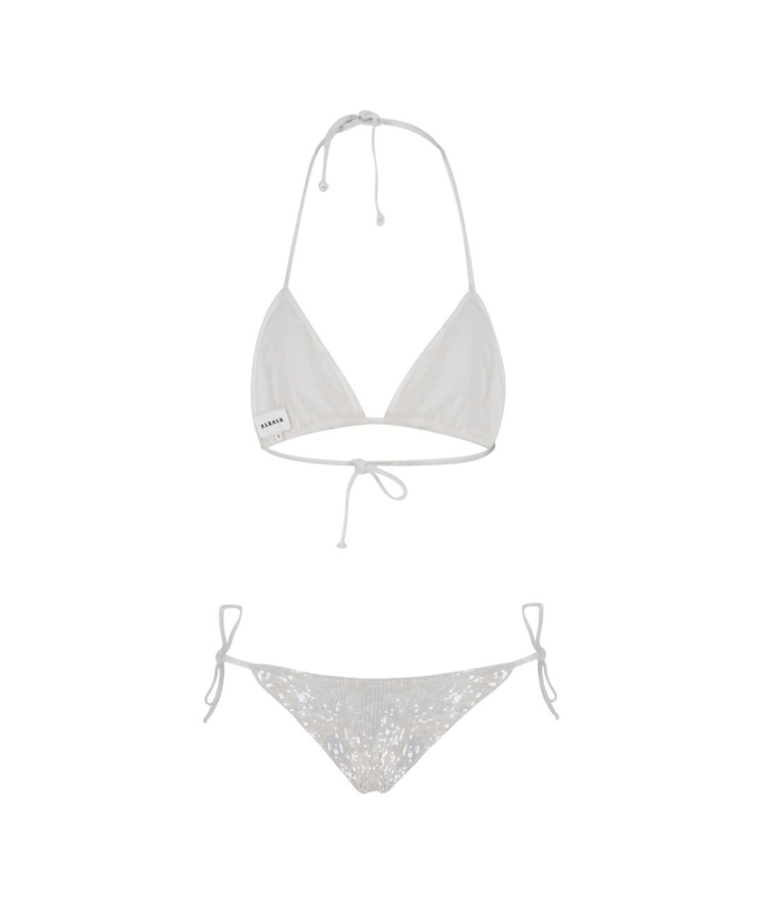 P.A.R.O.S.H. Белый полиамидовый купальник, фото 2