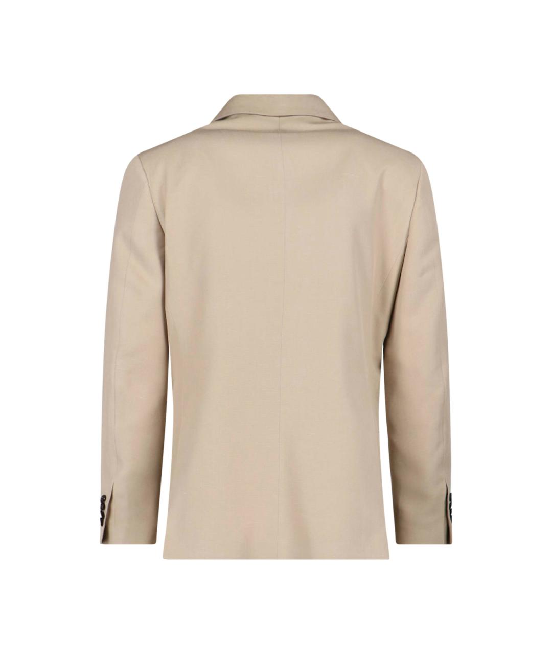 LARDINI Бежевый вискозный пиджак, фото 2