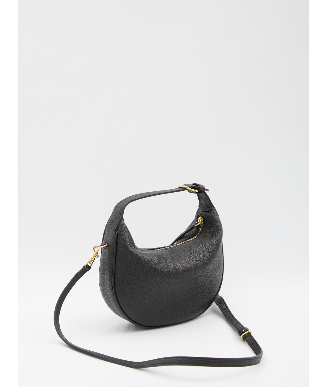 CELINE Черная кожаная сумка через плечо, фото 2