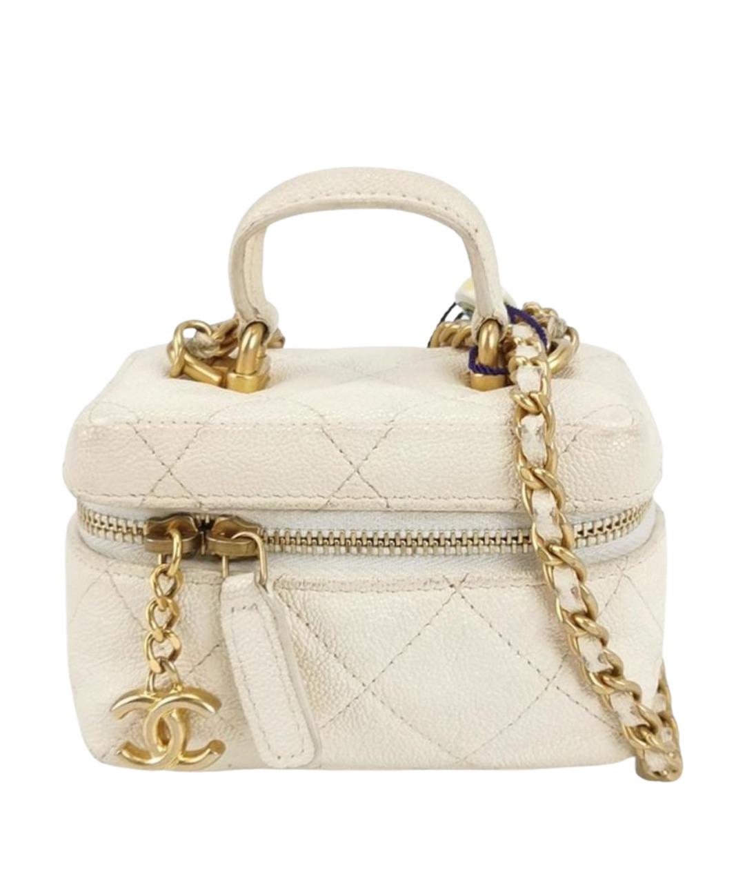 CHANEL Белая сумка через плечо, фото 1