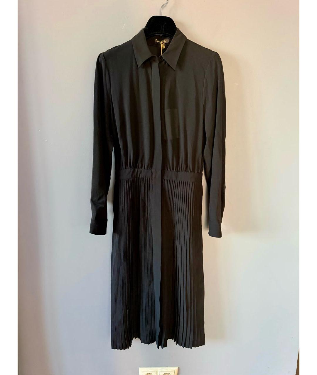 LORO PIANA Черное шерстяное платье, фото 6