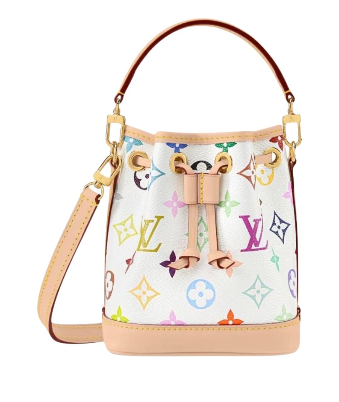 LOUIS VUITTON Белая кожаная сумка через плечо, фото 1