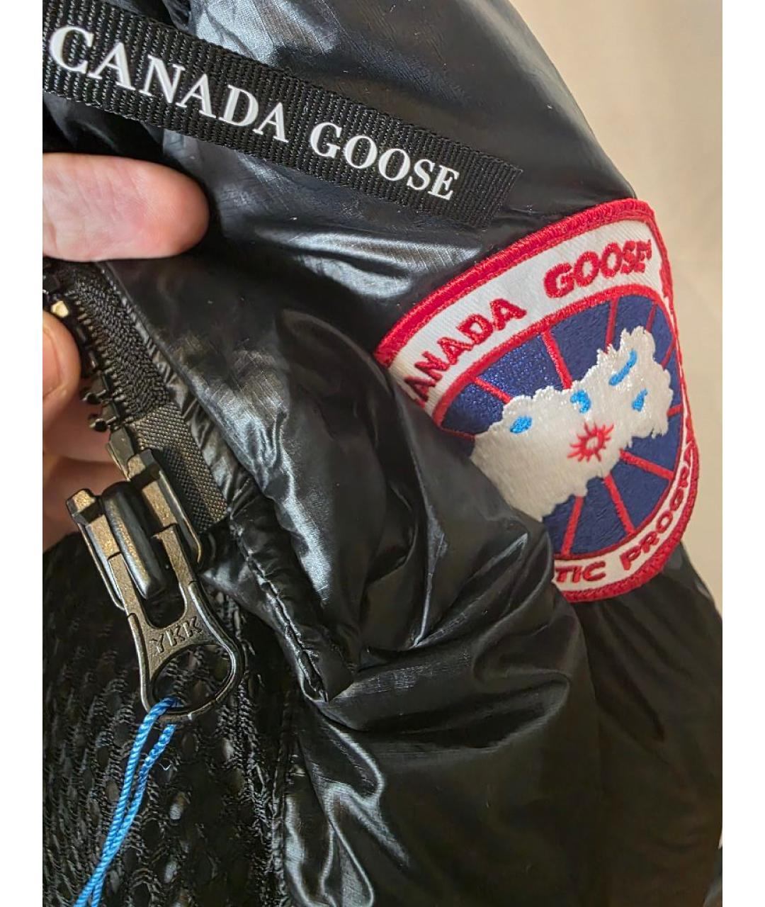 CANADA GOOSE Черный пуховик, фото 6