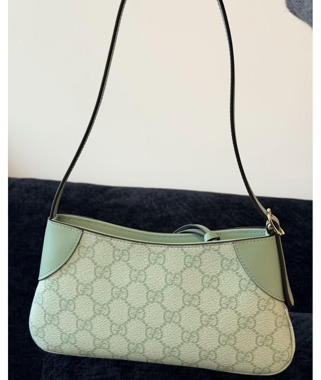 GUCCI Голубая сумка через плечо, фото 6