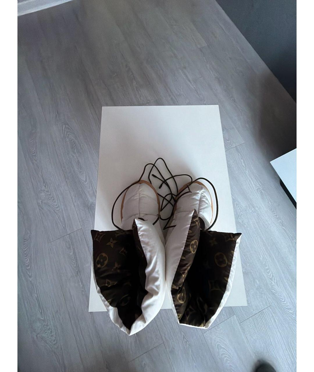 LOUIS VUITTON Белые синтетические ботинки, фото 3