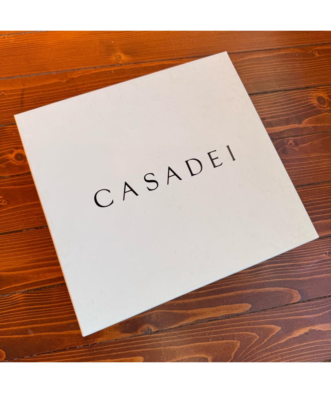 CASADEI Серые кожаные ботильоны, фото 7